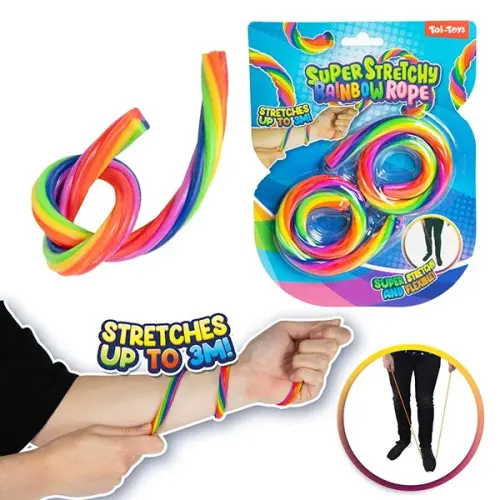 Strong Long Stretchy Cheap Rope Super stretchy rainbow rope - Köp billigt online hos Varuhus1