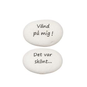 Sten -V&auml;nd p&aring; mig! (Vit)