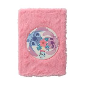 Fluffig anteckningsbok Stitch