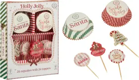 Cupcakeset med julmotiv