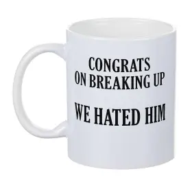 Porslinsmugg - Congrats on breaking up