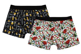 Coola herrboxer 2-pack -Beer & Chili (S)