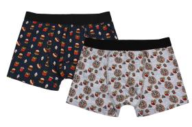 Coola herrboxer 2-pack -Snabbmat (M)