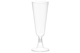 Champagneglas plast 6-pack