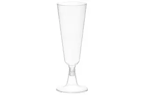 Champagneglas plast 6-pack