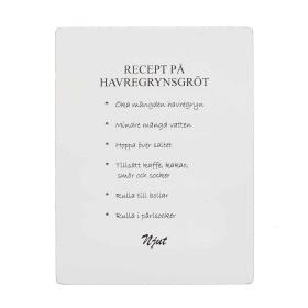 Tavla -Recept havregrynsgröt