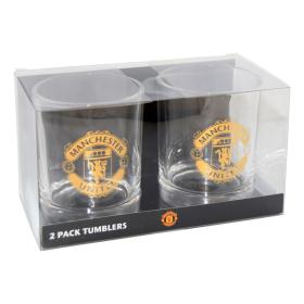 Whiskeyglas i 2-pack -Manchester United