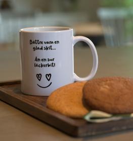 Mugg - Bättre vara en glad...