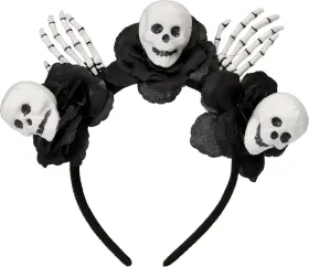 Diadem med d&ouml;skallar & h&auml;nder