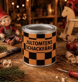 Jultomtens schackf&auml;rg pl&aring;tburk