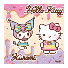Pappersservetter 20-pack - Hello Kitty & Kuromi