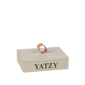 Sandfärgad Yatzylåda med block & tärningar