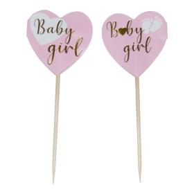 Cake picks -Baby Girl