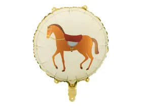 Folieballong med hästmotiv