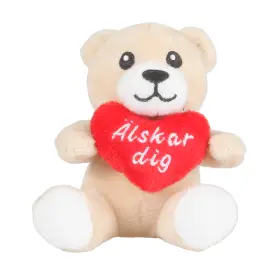 Nallebj&ouml;rn med hj&auml;rta "&Auml;lskar dig"
