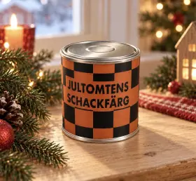 Jultomtens schackf&auml;rg pl&aring;tburk