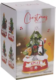 Speldosa jul Pingvin