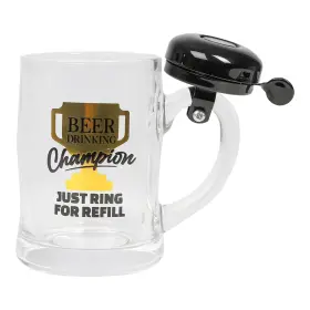 Ölglas med ringklocka