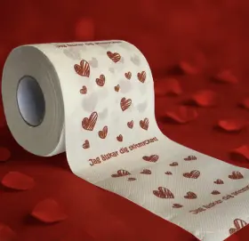 Toalettpapper - Älskar dig skitmycket