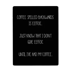Tr&auml;tavla -coffee/eeffoc