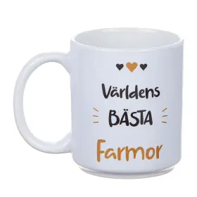 Mugg -Världens Bästa Farmor