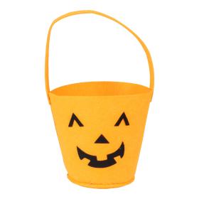 Halloweenhink i filt Pumpa