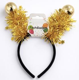 Diadem - Guldiga discokulor