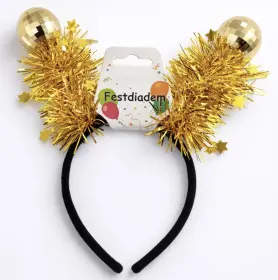 Diadem - Guldiga discokulor