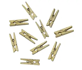 Kl&auml;dnypor mini 12-pack (guld)