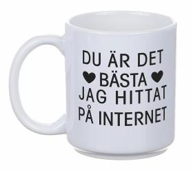 Porslinsmugg - Det b&auml;sta p&aring; internet