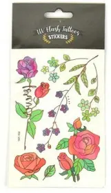 UV-tatueringar Blommor