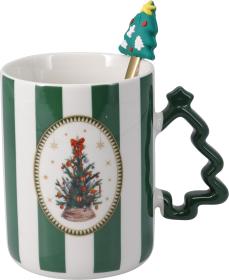 Gr&ouml;n julmugg med sked
