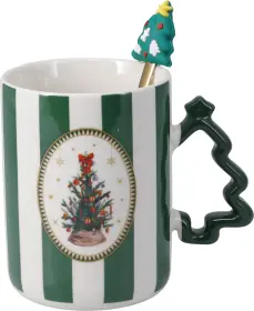 Gr&ouml;n julmugg med sked