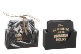 Glasunderl&auml;gg -NO WORKING DURING DRINKING