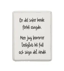 Kylsk&aring;psmagnet -En del saker borde f&ouml;rbli osagda