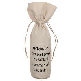 Presentp&aring;se f&ouml;r flaska -&Auml;ntligen en present...