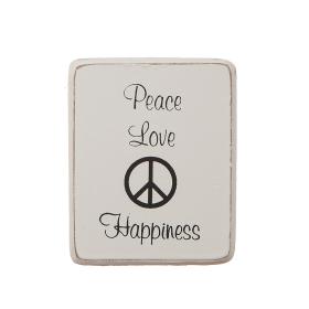 Kylsk&aring;psmagnet -Peace Love Happiness