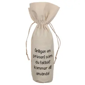 Presentp&aring;se f&ouml;r flaska -&Auml;ntligen en present...