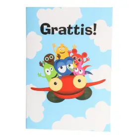 Födelsedagskort "Grattis!" - Babblarna