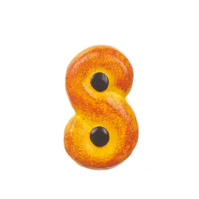 Kylskåpsmagnet - Lussebulle