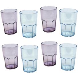 Glas i plast - Lila