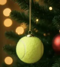 Julgranskulor Padel/tennisbollar 4-pack