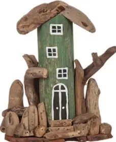 Ett hus i drivved (Gr&ouml;n)