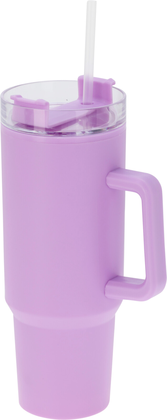 Drickmugg med sugrör (Lila)