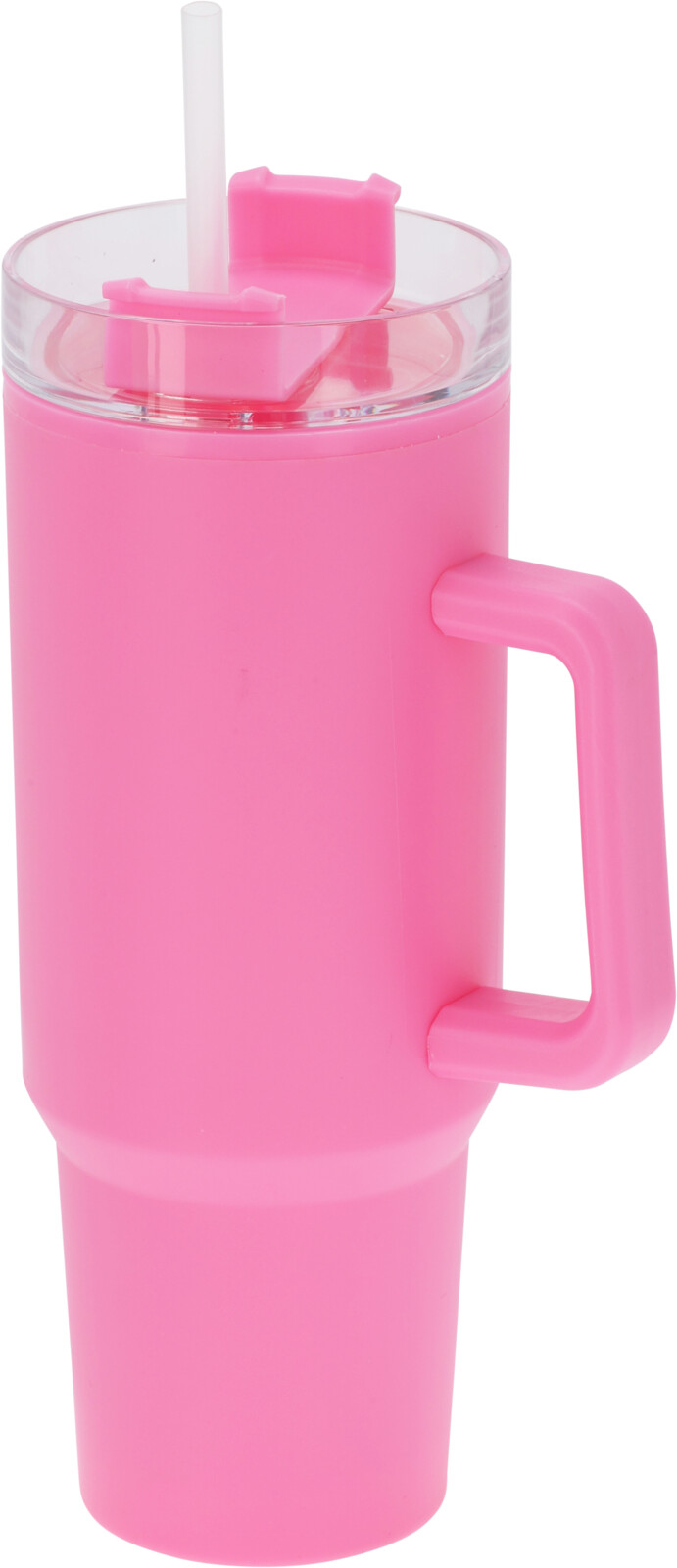 Drickmugg med sugrör (Rosa)