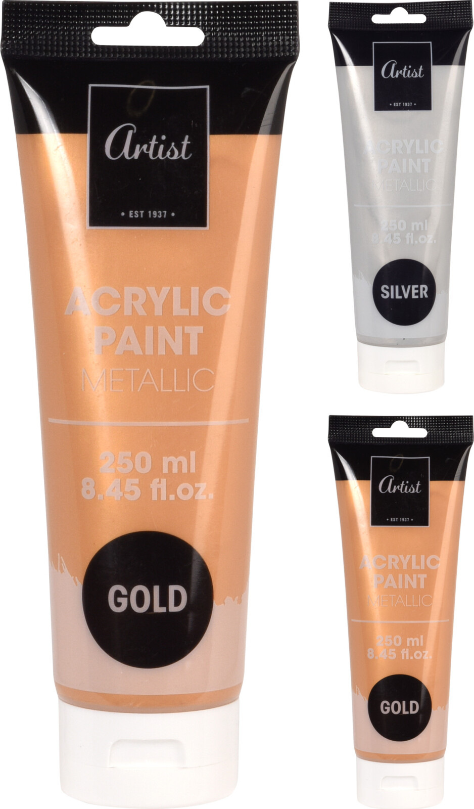 Akrylfärg 250ml metallic (Guld)