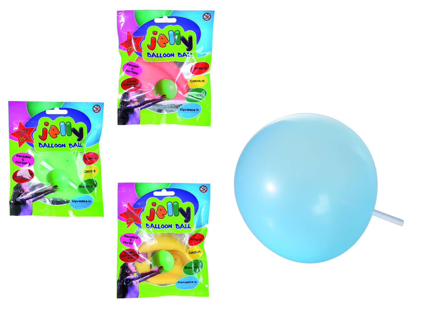 Uppblåsbar bubbla -YoYo boll (Lila)