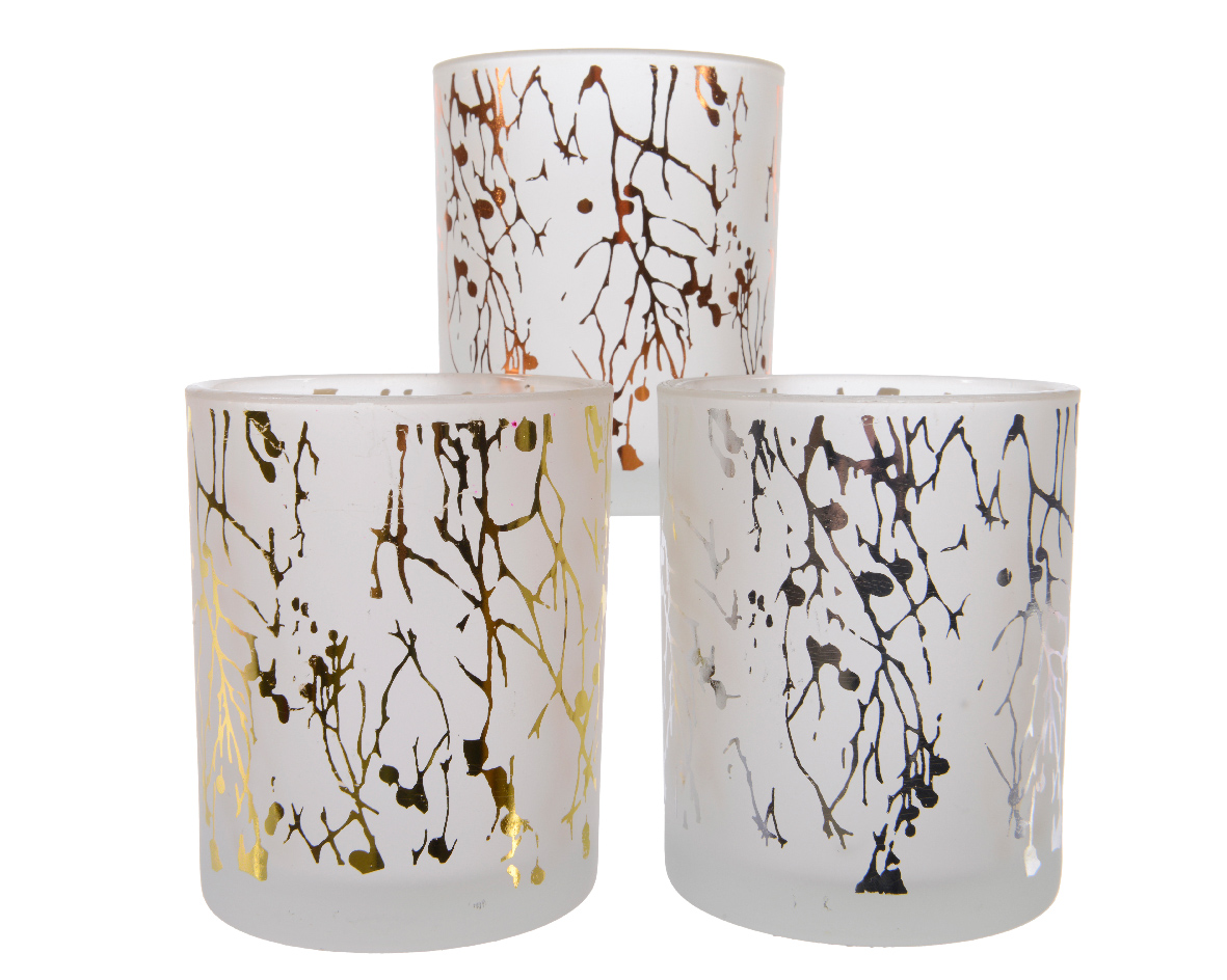 Ljuskopp i glas -grenar (Guld)