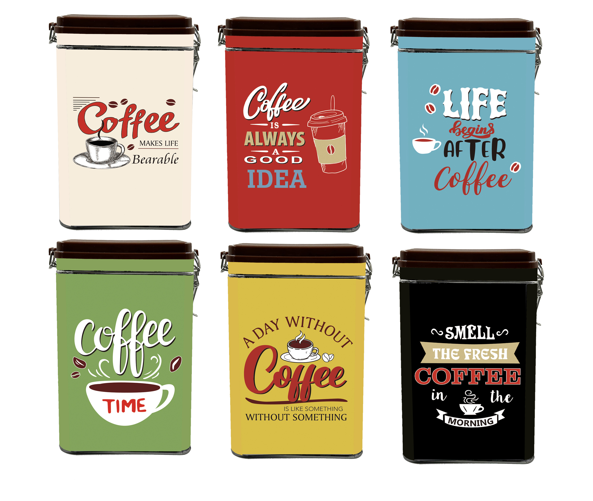 Kaffeburk - Coffee (Röd)