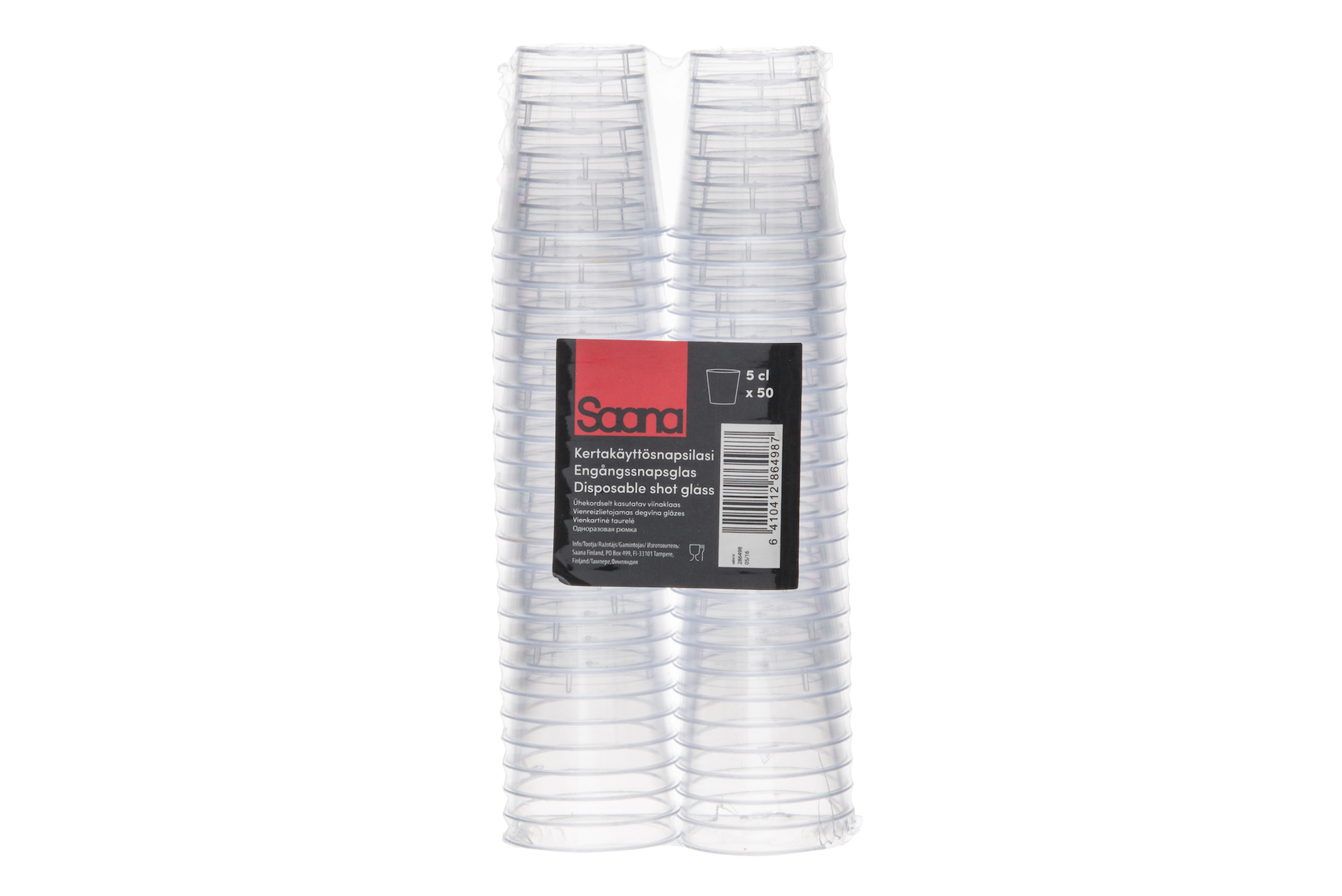 Snapsglas i plast 50-pack